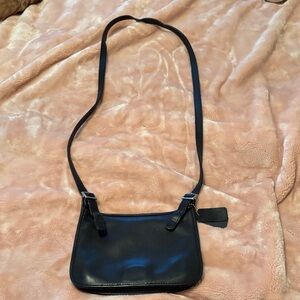 Coach Black Leather crossbody Bag